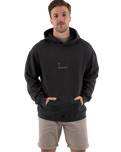 Logger Hoodie in Faded Black