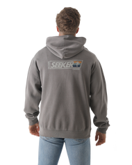 The Salt Water Seeker Mens Seeker Hoodie in Faded Grey