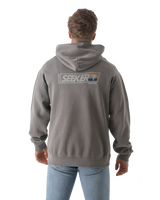 The Salt Water Seeker Mens Seeker Hoodie in Faded Grey