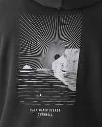 Sunset Sessions Hoodie in Faded Black