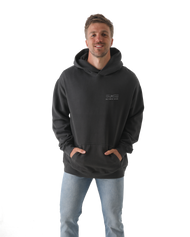 The Salt Water Seeker Mens Sunset Sessions Hoodie in Faded Black