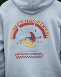 Surf Supply Hoodie in Faded Powder