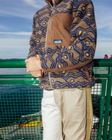 Wayside Zip Fleece Jacket in Walnut Mountain