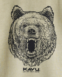 The Kavu Mens Kavu Core Crew Sweatshirt in Olive