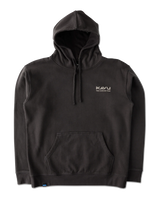 The Kavu Mens Core Hoodie in Carbon Black