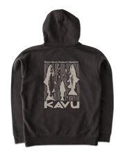 The Kavu Mens Core Hoodie in Carbon Black
