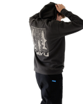 The Kavu Mens Core Hoodie in Carbon Black