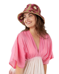 Sweetvine Bucket Hat in Magenta