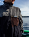 The Kavu Mens Throwshirt Flex Jacket in Black Granite