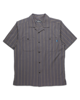 Island Bound Shirt in Granite Stripe