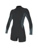 The O'Neill Womens Bahia 2/1mm Back Zip Spring Wetsuit in Tempered Steel, Shaded Island Sky & Shade