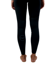Bahia 3/2mm Back Zip Wetsuit in Black, Surf Abstract & Chambray Blue