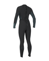 The O'Neill Womens Bahia 3/2mm Back Zip Wetsuit in Tempered Steel, Shaded Island Sky & Shade