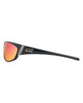 The Dirty Dog Stoat Polarised Sunglasses in Black & Grey Red Fusion