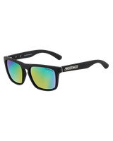 Monza Polarised Sunglasses in Black & Green