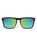Monza Polarised Sunglasses in Black & Green