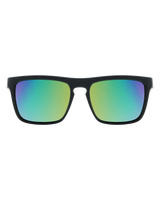 Monza Polarised Sunglasses in Black & Green