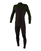 The O'Neill Mens Hyperfreak 5/4mm+ Chest Zip Wetsuit in Arabica & Ranger