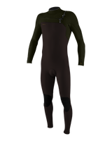 The O'Neill Mens Hyperfreak 5/4mm+ Chest Zip Wetsuit in Arabica & Ranger