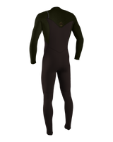 The O'Neill Mens Hyperfreak 5/4mm+ Chest Zip Wetsuit in Arabica & Ranger