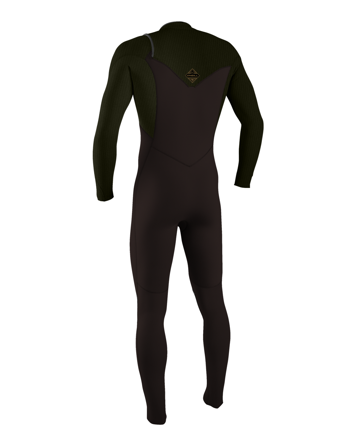 The O'Neill Mens Hyperfreak 5/4mm+ Chest Zip Wetsuit in Arabica & Ranger