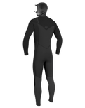 HyperFreak 5/4mm+ Hooded Chest Zip Wetsuit in Black