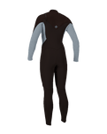 The O'Neill Womens HyperFreak 3/2mm+ Chest Zip Wetsuit in Arabica & Tradewinds