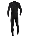 The O'Neill Boys HyperFreak 4/3mm+ Chest Zip Wetsuit in Black, Tempered Steel & Tempered Steel