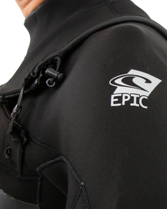 The O'Neill Mens Mens Epic 4/3mm Chest Zip Wetsuit in Black