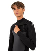 The O'Neill Mens Mens Epic 4/3mm Chest Zip Wetsuit in Black