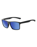 The Dirty Dog Volcano Polarised Sunglasses in Satin Black & Grey Blue Mirror | Available at Anns Cottage
