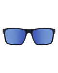 The Dirty Dog Volcano Polarised Sunglasses in Satin Black & Grey Blue Mirror | Available at Anns Cottage