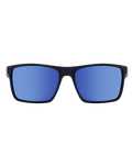 The Dirty Dog Volcano Polarised Sunglasses in Satin Black & Grey Blue Mirror | Available at Anns Cottage