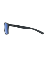 The Dirty Dog Volcano Polarised Sunglasses in Satin Black & Grey Blue Mirror | Available at Anns Cottage