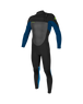 The O'Neill Boys Epic 4/3mm Chest Zip Wetsuit in Black, Deep Sea & Bali Blue