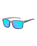 The Dirty Dog Slay Polarised Sunglasses in Grey/Ice Blue Mirror & Satin Crystal Black