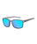 The Dirty Dog Slay Polarised Sunglasses in Grey/Ice Blue Mirror & Satin Crystal Black
