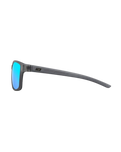 The Dirty Dog Slay Polarised Sunglasses in Grey/Ice Blue Mirror & Satin Crystal Black