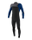 Boys Hyperfreak 5/4mm+ Chest Zip Wetsuit in Graph, Smoke & Baliblue