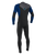 Boys Hyperfreak 5/4mm+ Chest Zip Wetsuit in Graph, Smoke & Baliblue