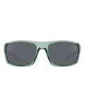 The Dirty Dog Axle Polarised Sunglasses in Crystal Emerald Green & Grey Smoke
