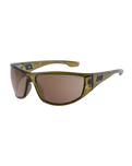 The Dirty Dog Vampire Polarised Sunglasses in Brown & Crystal Olive Green