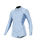 Girls Bahia 2/1mm Back Zip Spring Wetsuit in Chambray Blue, Surf Abstract & Chambray Blue