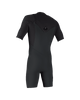 The O'Neill Mens HyperFreak 2mm Chest Zip Shorty Wetsuit in Tempered Steel & Graphite