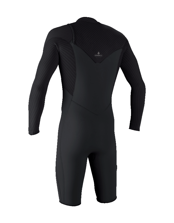 The O'Neill Mens HyperFreak 2mm Chest Zip Spring Wetsuit in Tempered Steel & Graphite