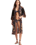 Silk Road Kimono in Black