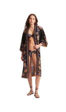 Silk Road Kimono in Black