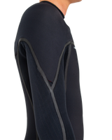 The O'Neill Mens HyperFreak Fire 4/3mm Chest Zip Wetsuit in Black