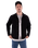 Embroidered Canvas Chore Jacket in Black