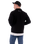 Embroidered Canvas Chore Jacket in Black